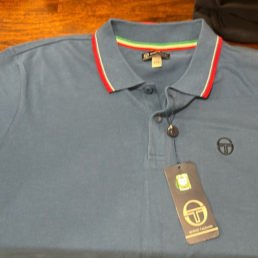 Sergio Tacchini Polo Shirt Mens 2XL